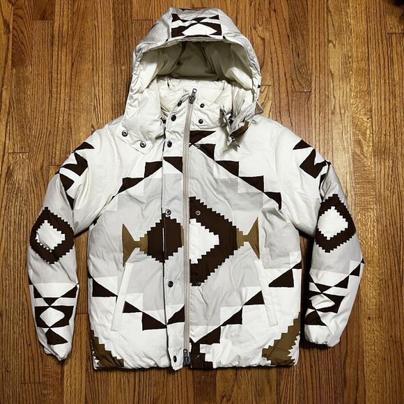 Polo Ralph Lauren Southwestern Puffer Jacket Coat Navajo Aztec Print Women's XS - Picture 3 of 10